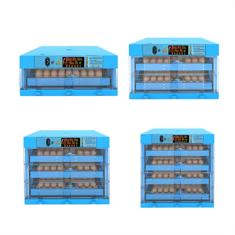 Zhmit export automatic 56-64 egg hatching machine egg hatching box