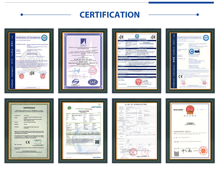 Barrel style round wave sheet roll forming machine