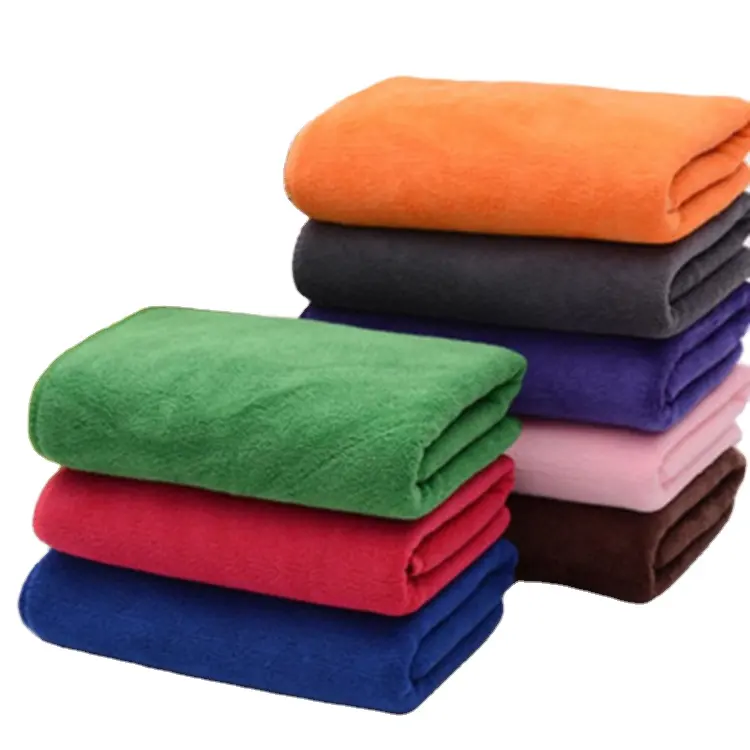 Bleach Proof Spa & Salon Hand Towel Safe Vat Dyed Black Hairdressing Towel