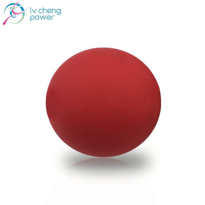 Logo Print Rubber Massage roller Ball Muscle Fascia Ball Silica gel ball 89mm