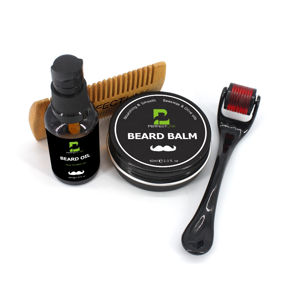 Perfect Link Oem Beard Care Organic Oil Grooming Kit In Stock