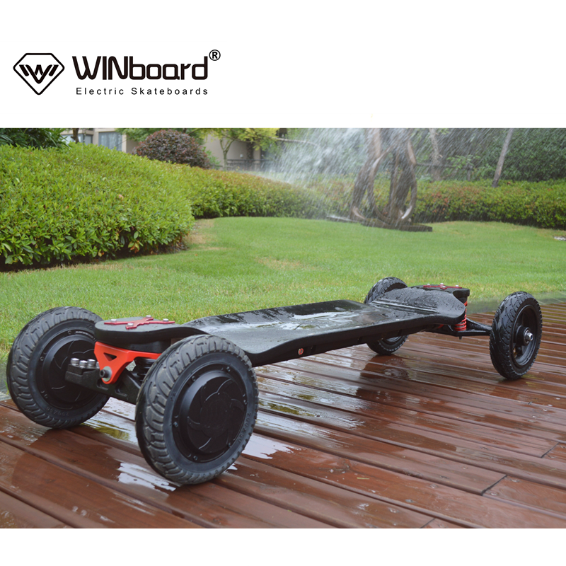 WINboard новый на досках 16 дюймов весенние грузовики большой крутящий момент мощный мотор эпицентра 504wh батарея внедорожный Электрический скейтборд