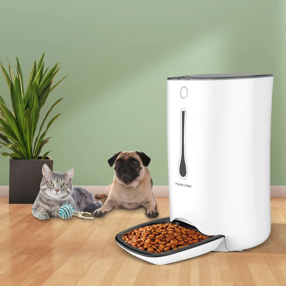 Amazon Hot Sale Pet Automatic Feeders Auto Pet Feeder Smart Feed Dog Cat Feeder