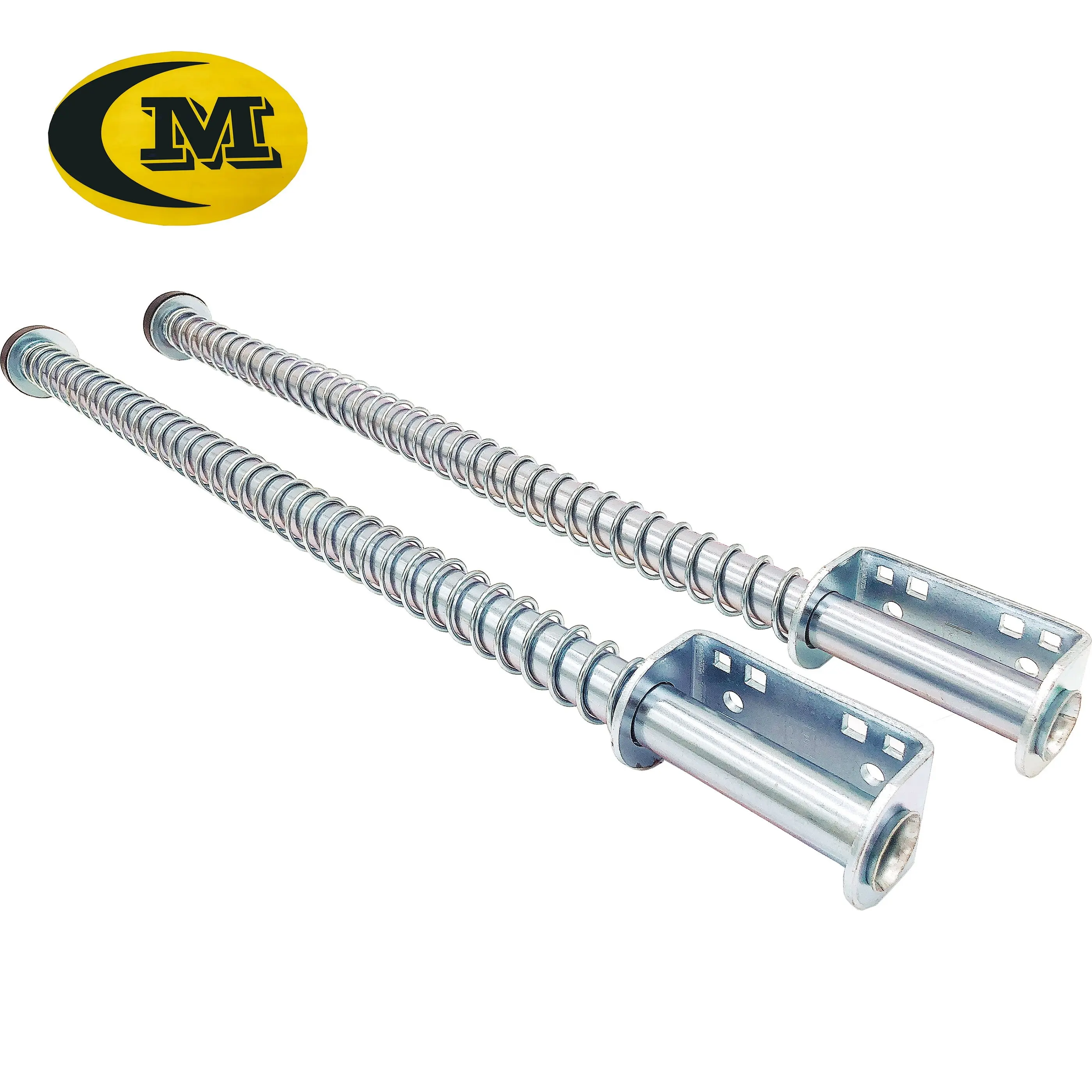 Custom made garage door hardware drawbar steel galvanized tube spring rods for garage doors