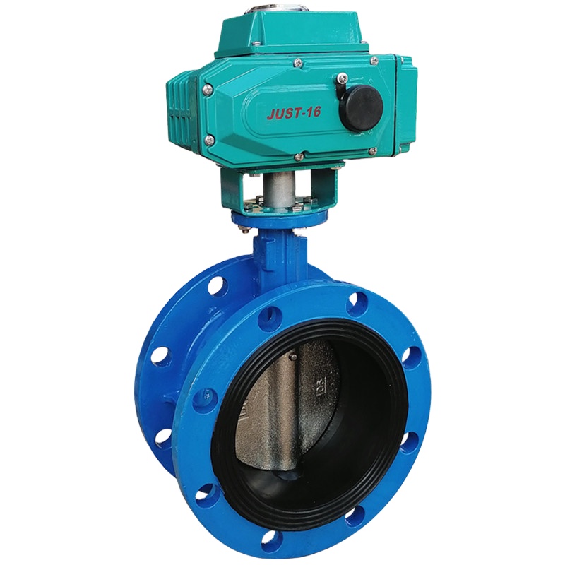 Electric flange butterfly valve ductile iron 4-inch 5-inch 6-inch 8-inch