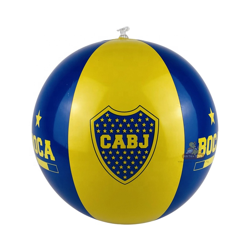 phthalate free pvc custom logo printed 6 panels mini small beach ball for promotion