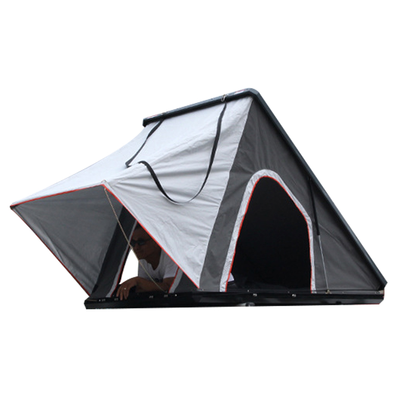 Great Promotions China Factory Top Sale SUV Aluminium Triangle Hard Shell Roof Top Tent With High Quality