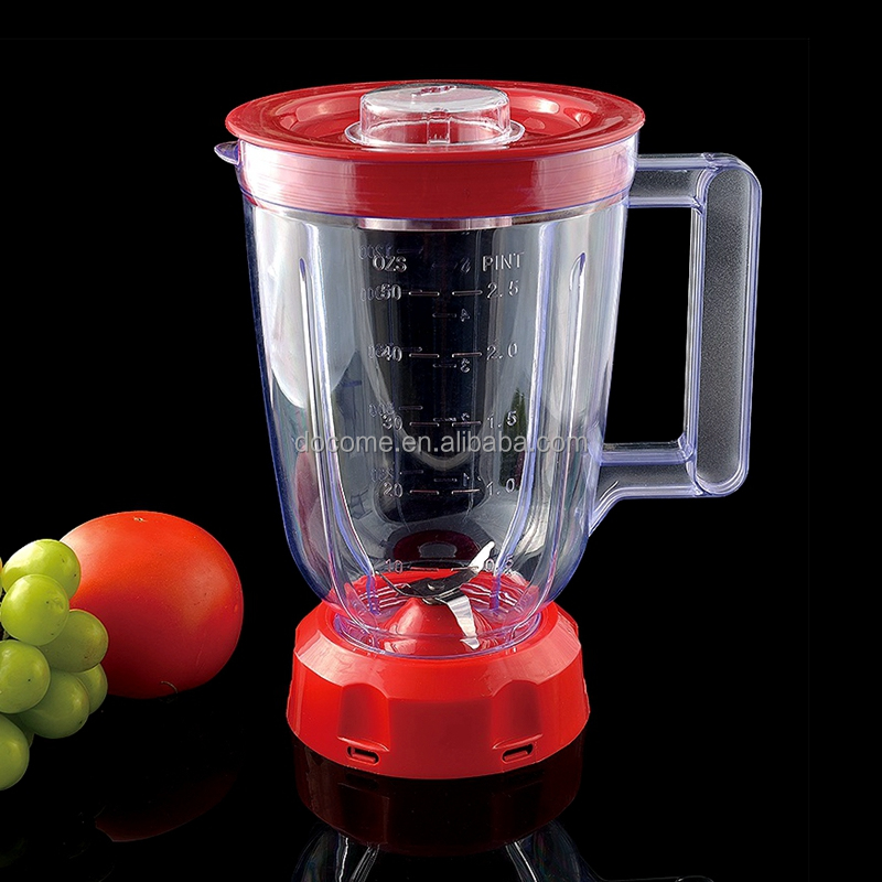 GA-SP-921L Plastic Blender Jar 1.5L Juicer Jug OEM Plastic Beaker Cup With Lid and Base
