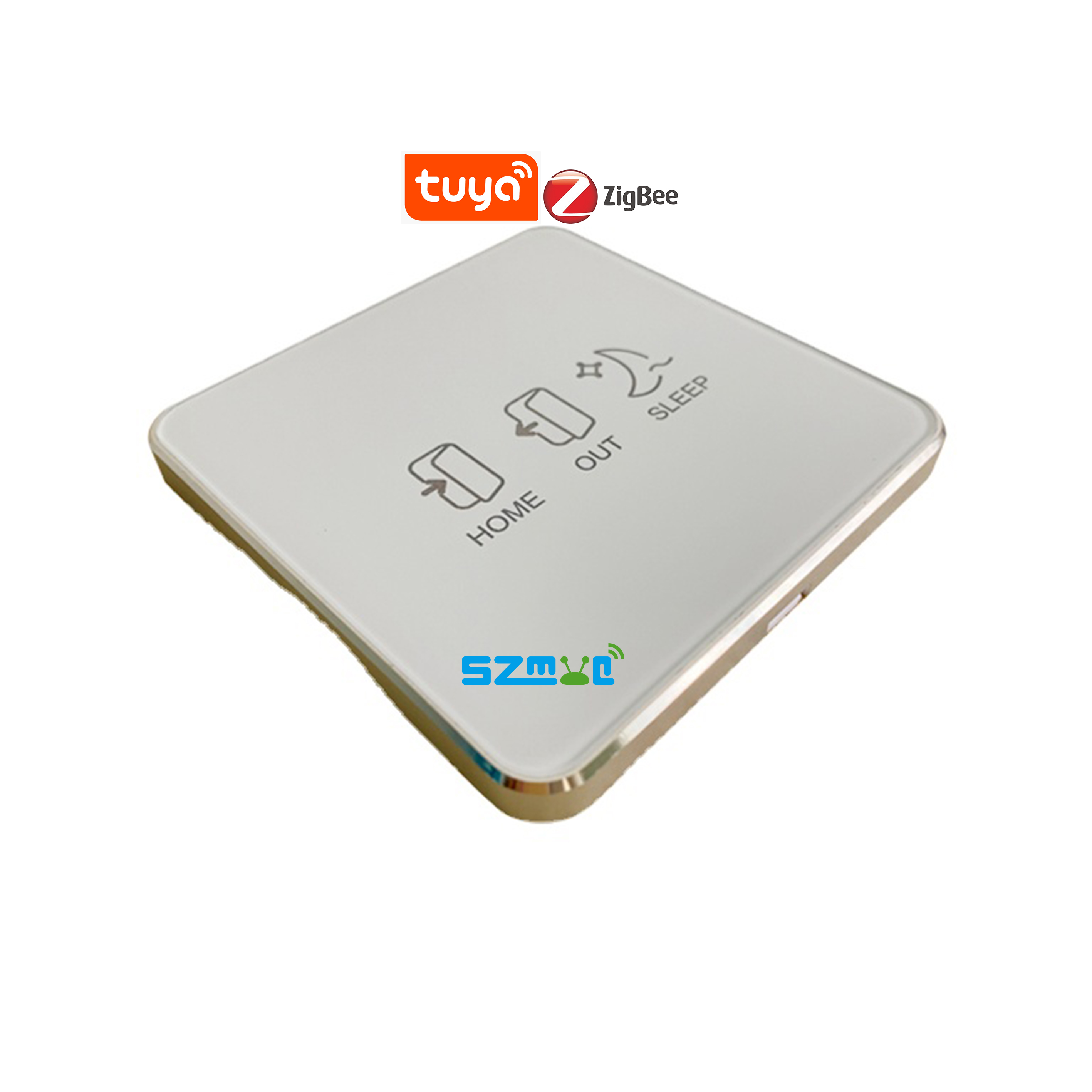 Tuya Smart Беспроводной 0,001 W статической энергии CR2032 батарея 1/2/3/4Gang съемный Tuya Smart ЕС Беспроводной ZigBee переключателем сцены