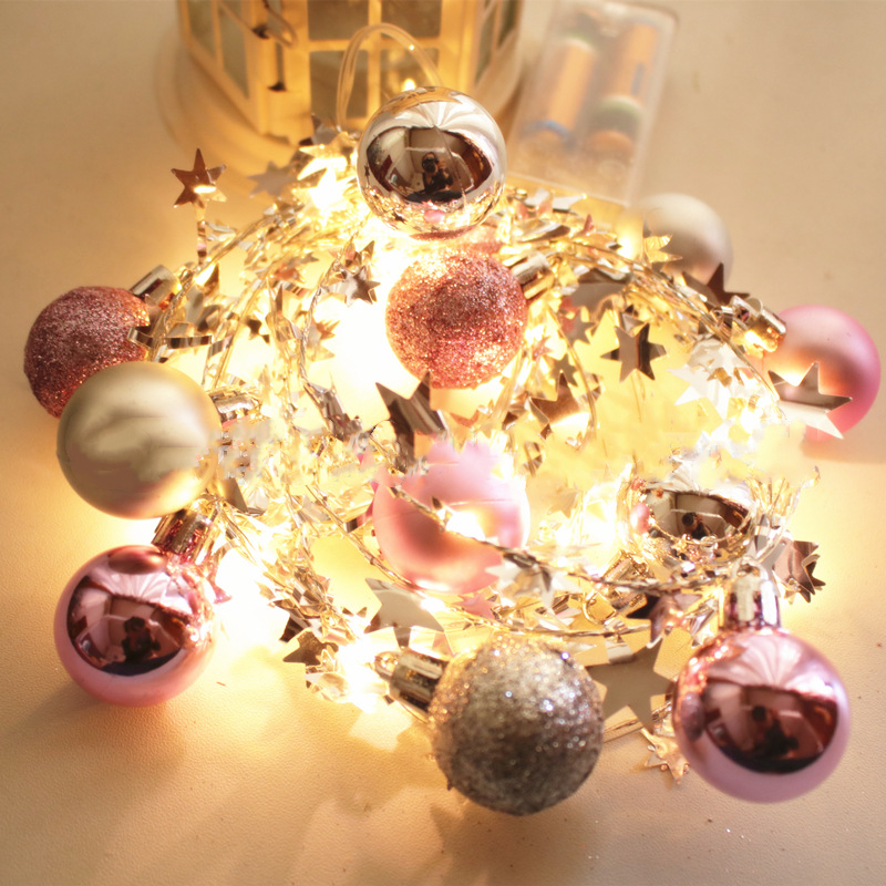 Christmas Light Ornament Star Rattan Ball Christmas Tree Decoration String Lights for Home Indoor Outdoor Wedding Party Bedroom
