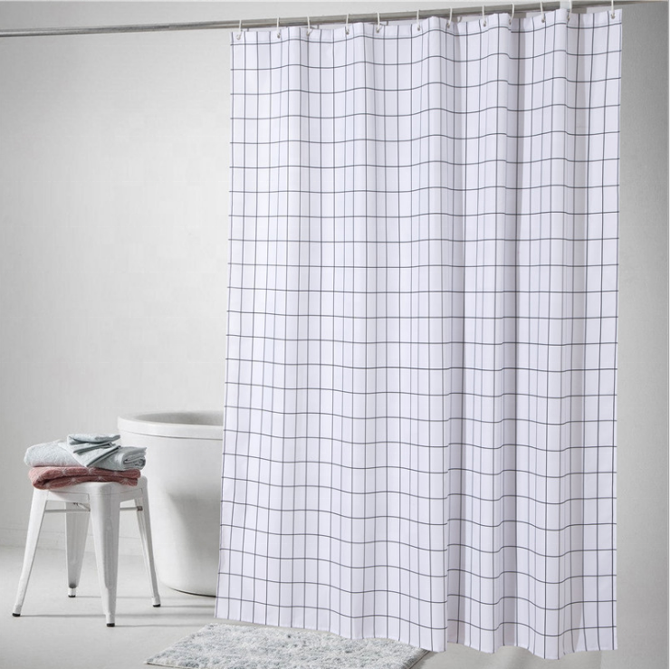 180*200cm wholesale OEM Colorful Printing Polyester Shower Curtain