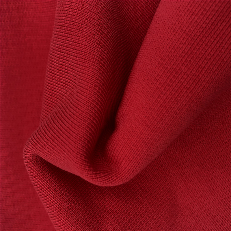 100%Combed Cotton French Terry Knitted Fabric Organic Recycle Acrylic Mercerized Polyamide Modal Elastic