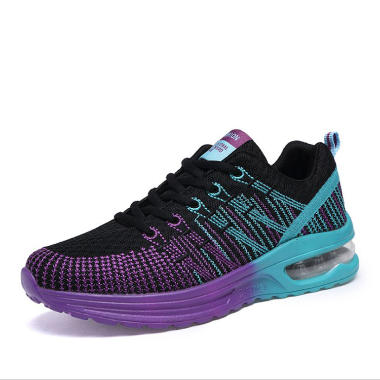 2020 ladies fashion designer air mesh breathable running elegant shoes with ankle collar for women