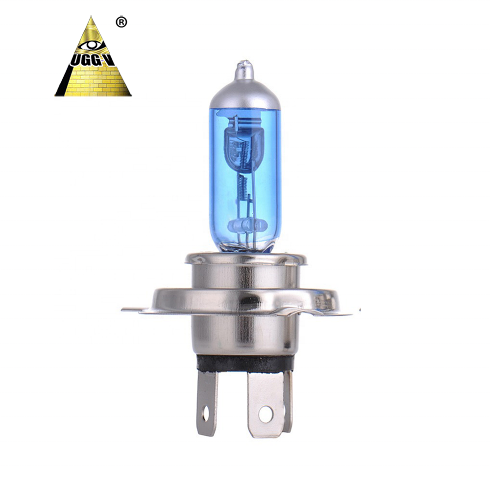 UGGV High Quality Auto Halogen Bulb H4 12V 55W With CE of Halogen Lamp with Super White Color