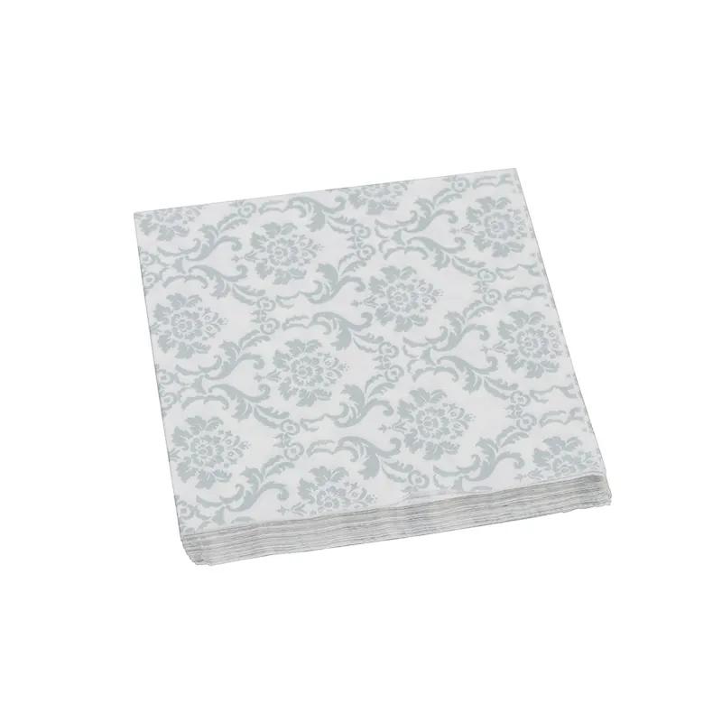 Dinner Napkins Paper High Quality Professional Custom White Flower Napkin Dinner Napkins Paper For Birthday Party Decoration