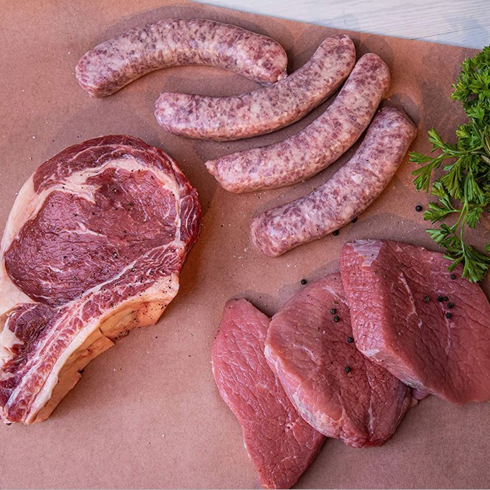 Оптовая продажа, пищевая розовая персиковая мясная бумага для курения барбекю