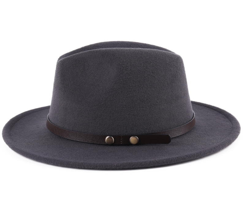 2021 High quality men formal hats Woolen Cloth Crown felt hats for seasonal Vintage Formal hat
