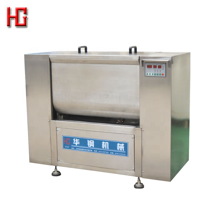 High capacity meat stuffing mixing machine / double axis meat mixer machine for sausage processing