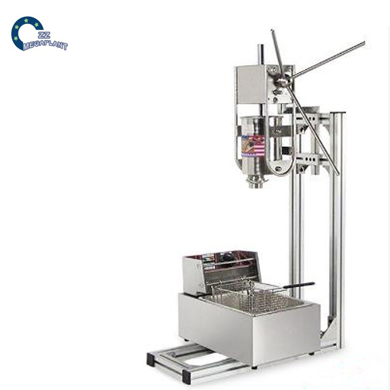 Home and Commercial Spanish Manual Churros Maker Churros Making Machine and Fryer For Sale
