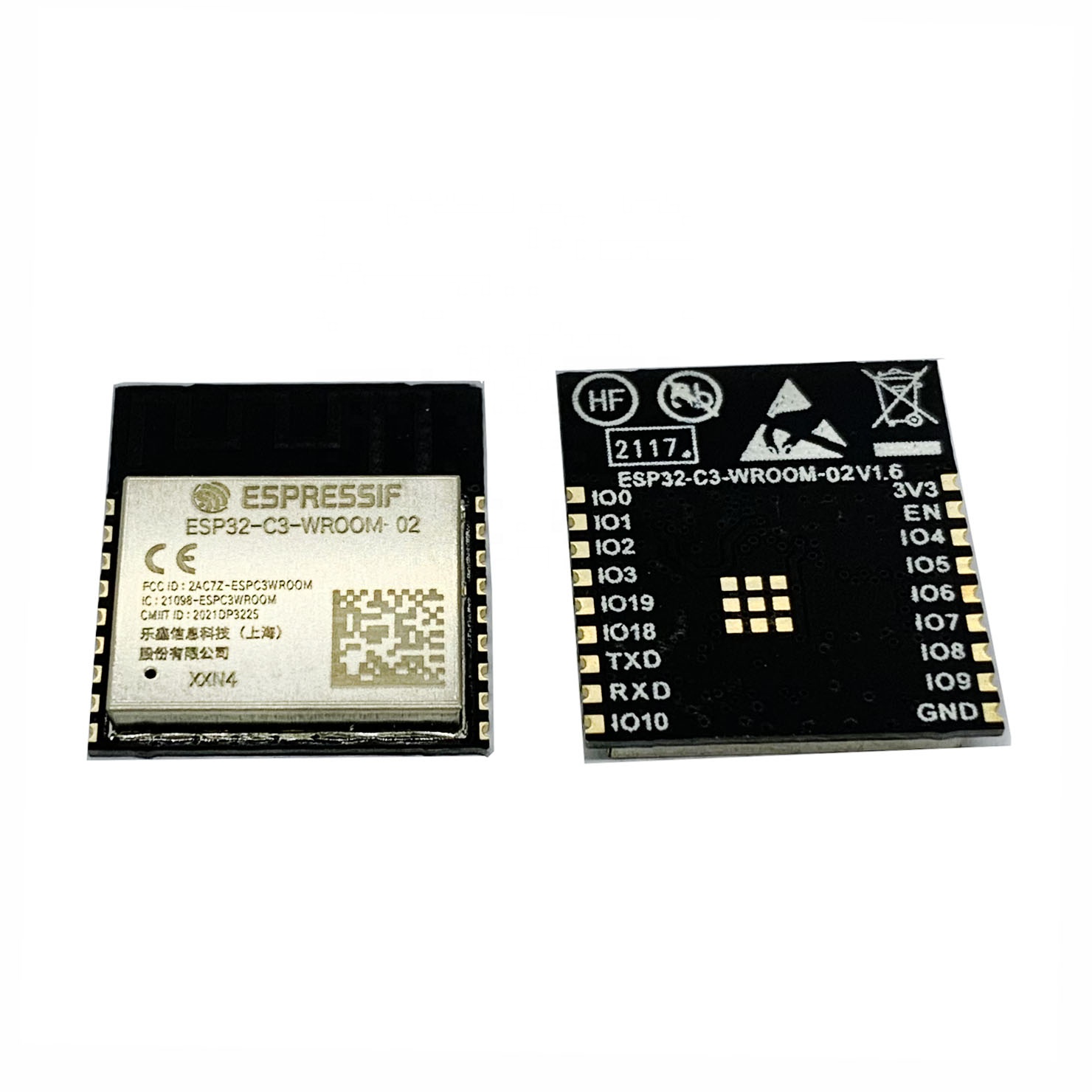 Original Espressif ESP32-C3-WROOM-02-N4 esp32c3 factory esp32 module WiFi Ble wireless module compatible ESP32-WROOM-02 for IoT
