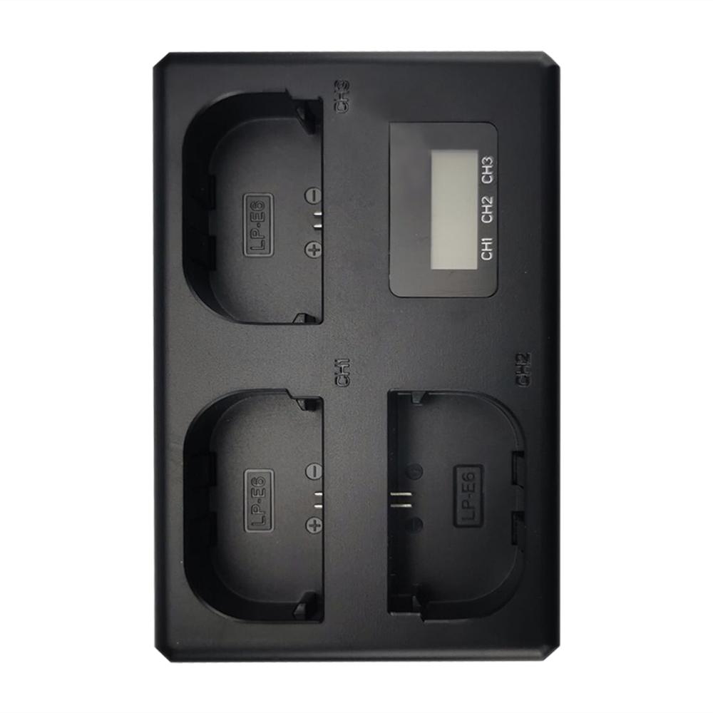 Для смартфона с 3 портами LP-E6 LP-E8 LP-E17 NP-FW50 EN-EL14 зарядные устройства для камеры