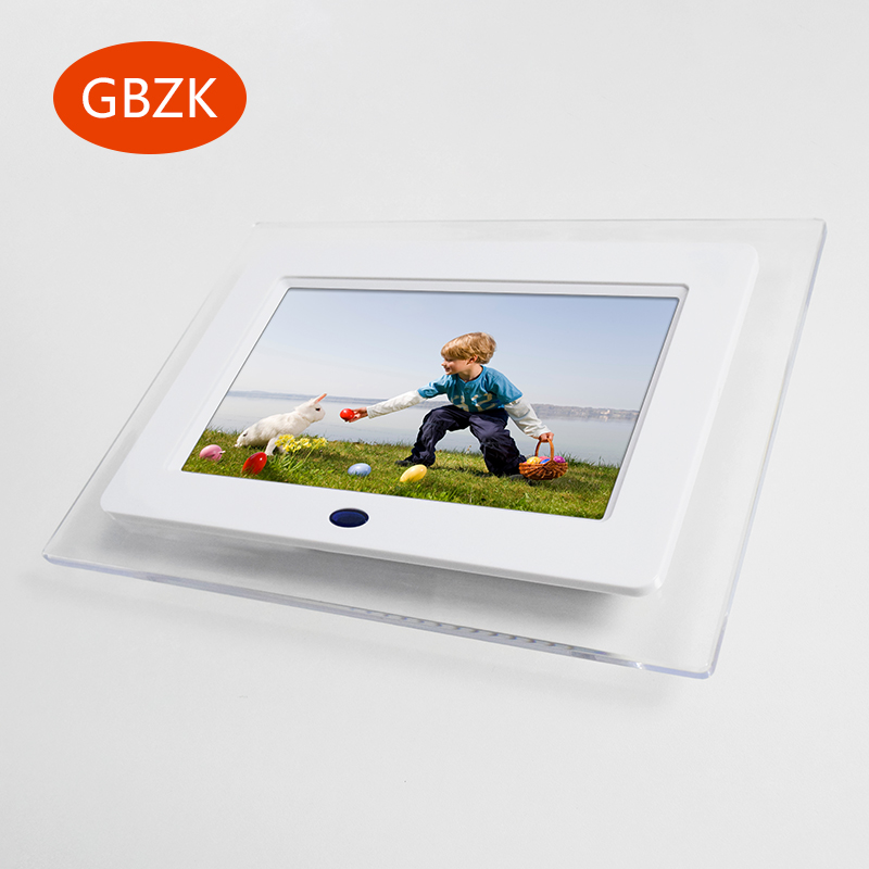 Горячая продажа китайская 7-дюймовая маленькая акриловая электронная фоторамка с цифровым дисплеем