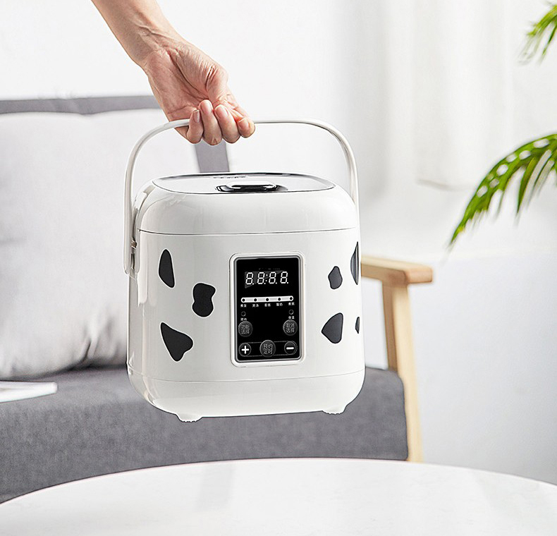 Travel Electric Microwave Rice Cooker Multifunctional Square Shape 2.0l Mini Digital Rice Cookers