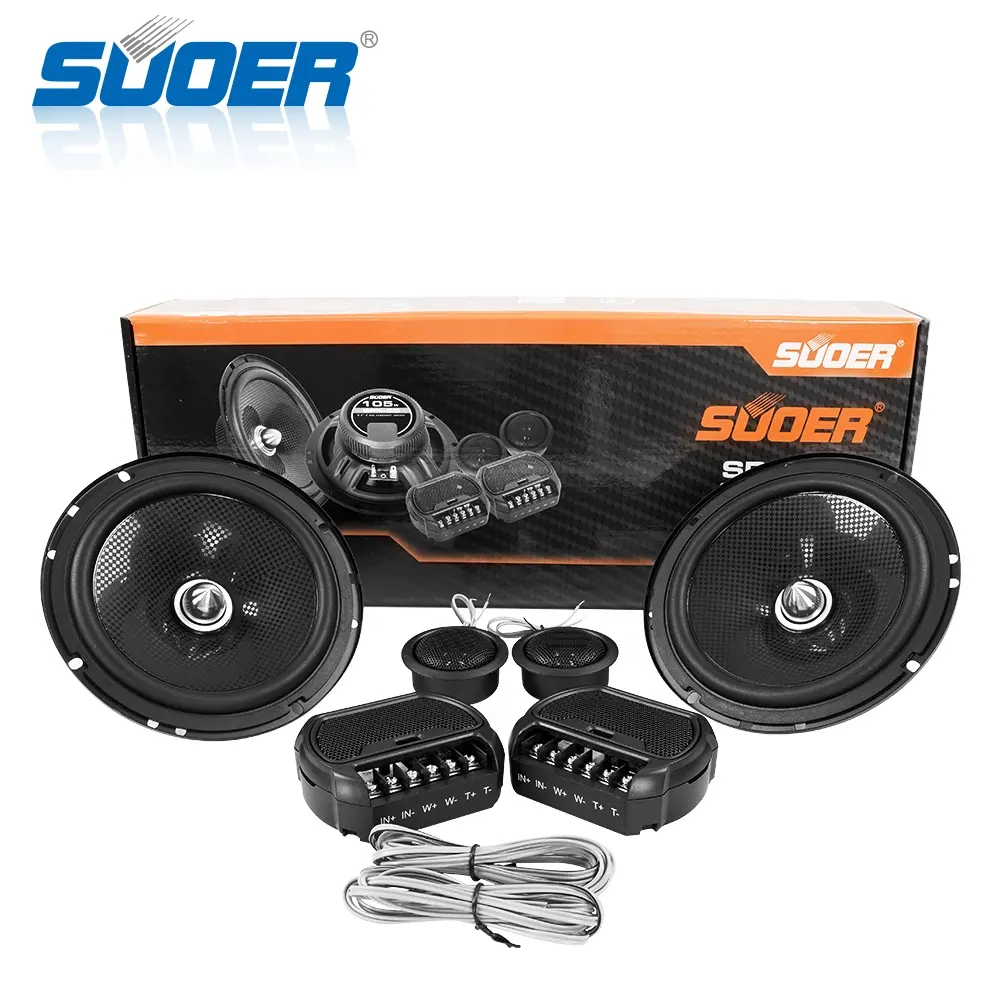 Suoer 6.5 inch SPK-65 2 way car woofer speakers auto speaker coaxial car sound speaker