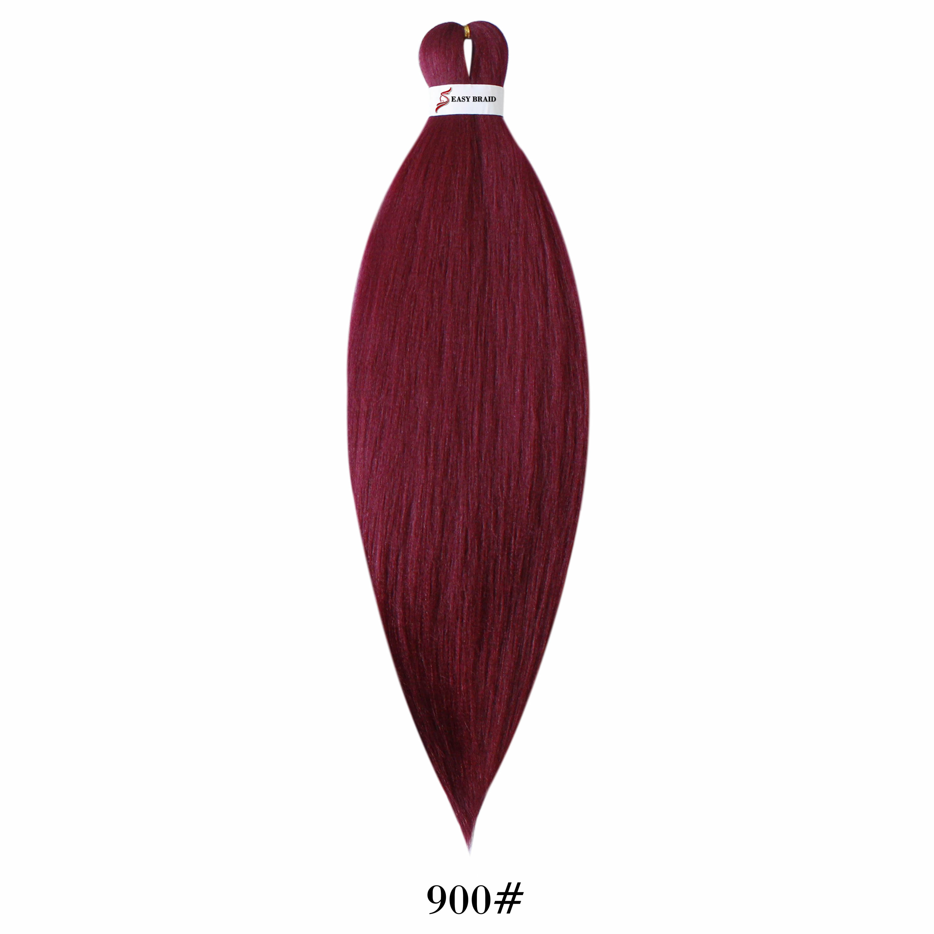 Предварительно растягивающиеся плетеные волосы MYZYR Easy Jumbo Braid Ombre синтетические EZ вязаные крючком волосы для наращивания низкотемпературное волокно