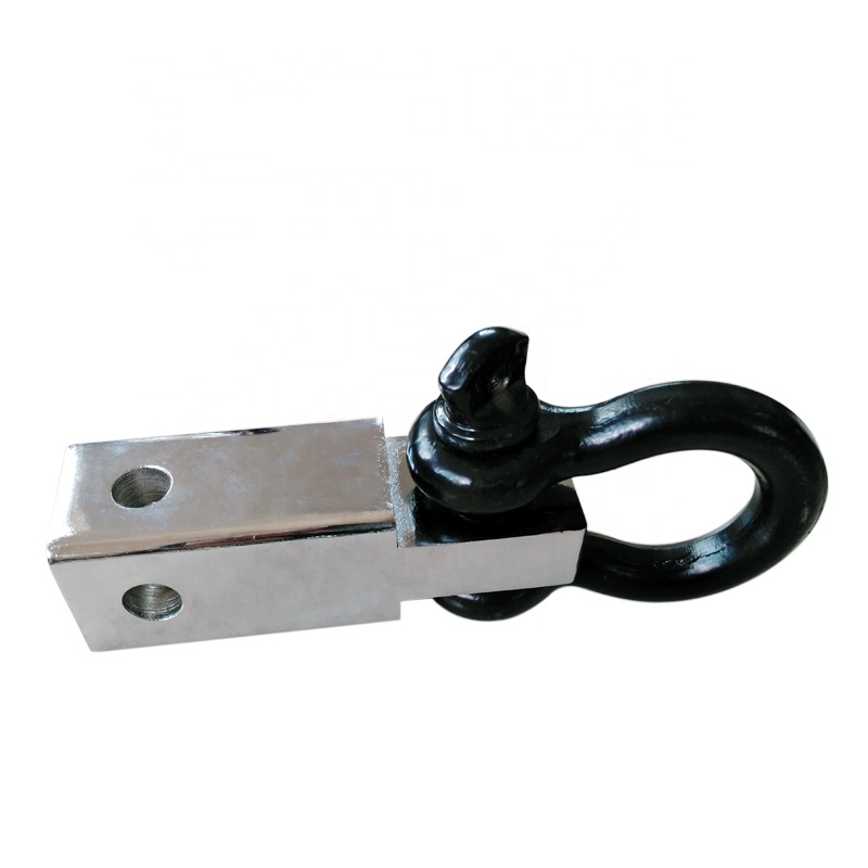 Strength Chormed Anti Rust Hitch Receiver Trailer Arm Connector Shackle square base