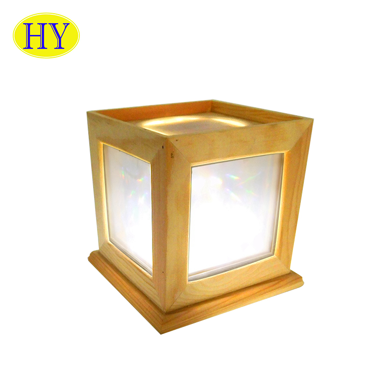 Eco friendly High Quality Bedroom decorative wood led night light