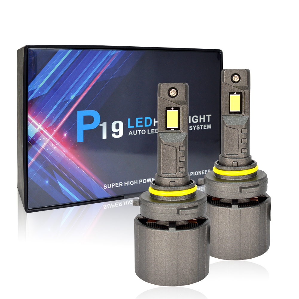 100% ярких P19 130W 13000lm новые ультра h11 led комплект фар 9005 9006 hid ксеноновая лампа мото Новые все в одном plug & play 24v