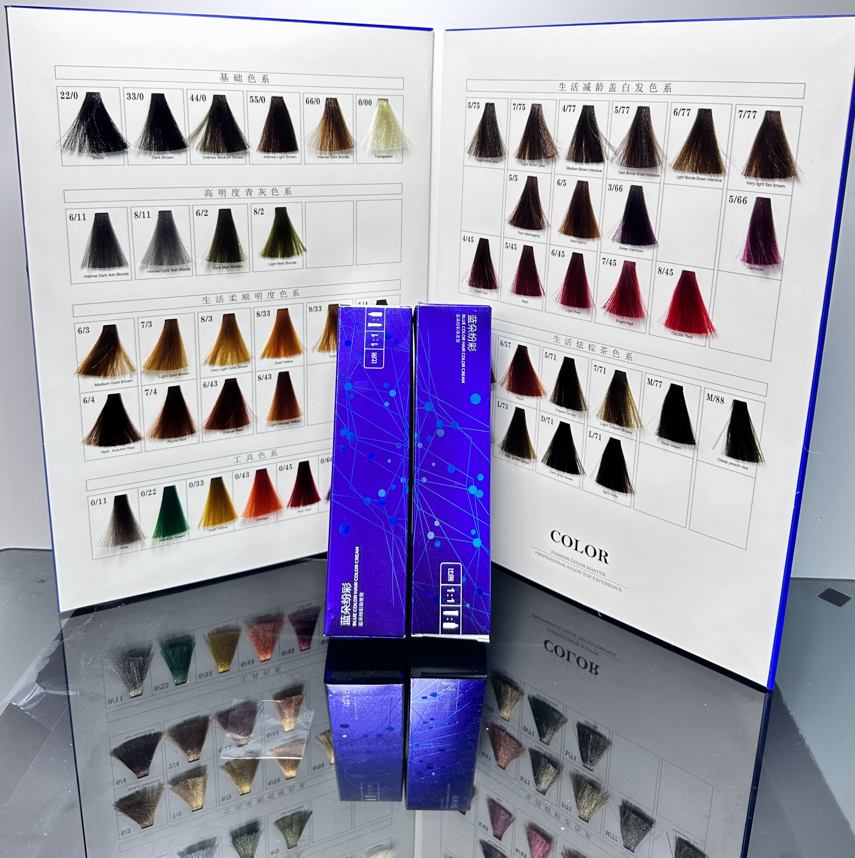 China's Own Brand Professional hair Dyeing Fashion Color Semi Permanent Customized hair dye Cream High-quality And Fast Delivery