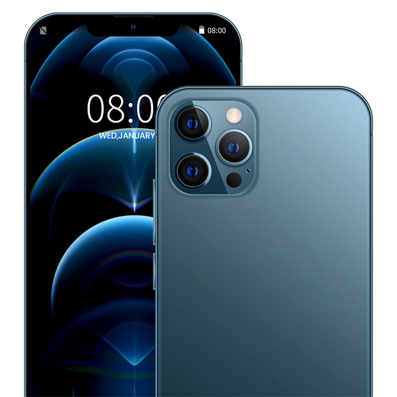Дропшиппинг оригинальный 1 телефон i12 Pro Max 6,7 дюймовый смартфон 8 ГБ + 256 ГБ 6800 мАч продолжительное время работы в режиме ожидания: Android 10,0 мобильный телефон