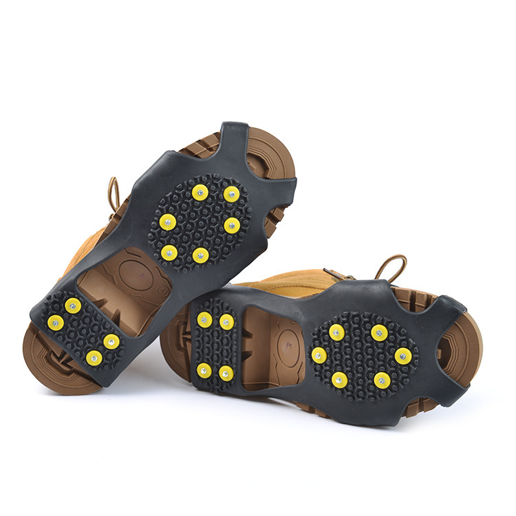 10 Teeth Ice Cleats Shoe Boot Grips Crampon Spike Sharp Snow Walker Ice Gripper Frost Walker For Shoes With Spikes