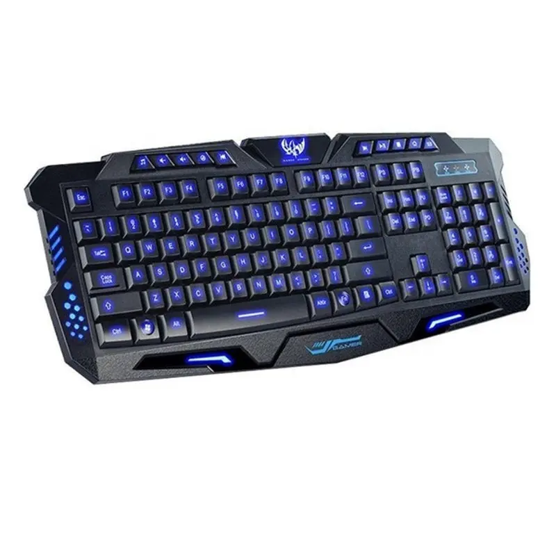 M200 mechanical keyboard Waterproof Professional colored Backlit Multimedia LED USB Gaming Keyboard