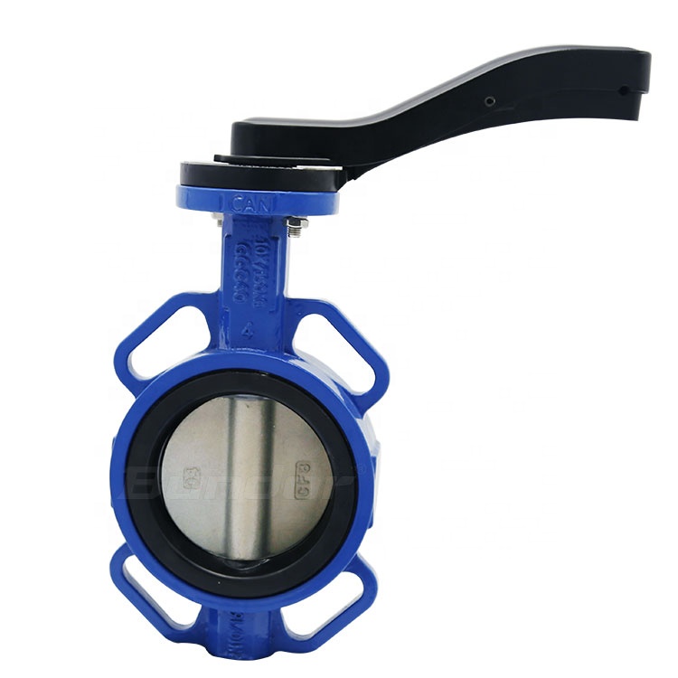 Bundor DN80 3 inch Ductile Iron Body SS316 Disc Wafer Butterfly Valve with Aluminum Handle
