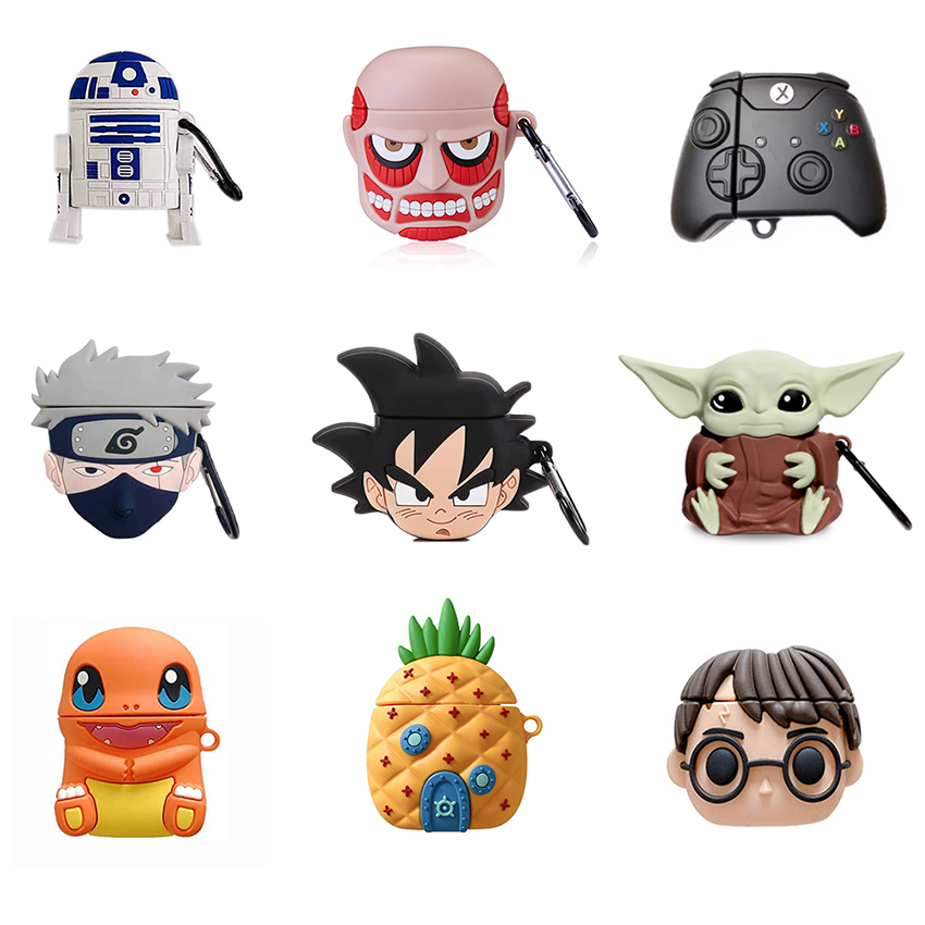 Чехол с 3D рисунком Yoda Baby для AirPods Pro, чехол для Apple Airpods 1 2