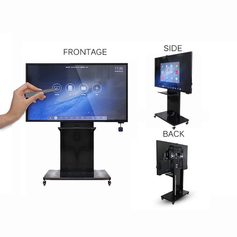 Classroom Meeting Touch Screen Flat Panel System With Projector Smart Board Pen Finger