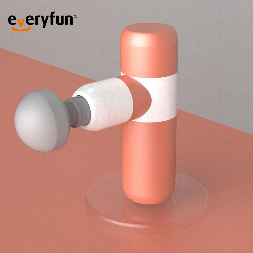 Everyfun OEM дизайн изготовленный на заказ мускул Релакс розовый Мини массаж пистолет для фитнеса