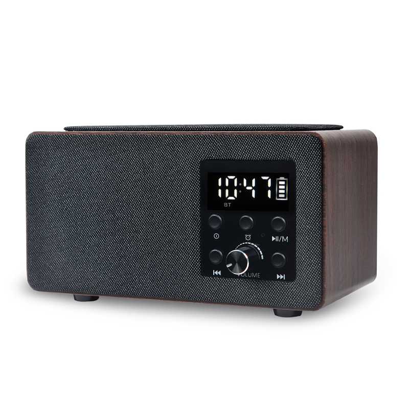 Bluetooth-колонка в стиле ретро, FM-радио, Беспроводная зарядка, домашний кинотеатр, хорошее качество звука