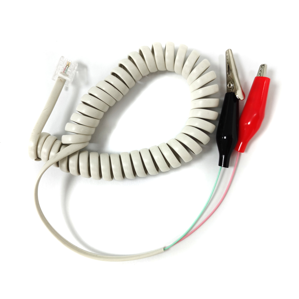 RJ11 6P2C телефон защищенный зажим «крокодил» Тестер кабеля
