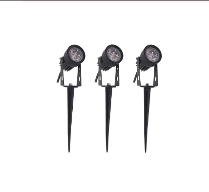 Водонепроницаемый Спайк пейзаж Лужайки led Свет 12V 220V Пейзаж пятно света IP65 напольный spike3w садовая Светодиодная лампа