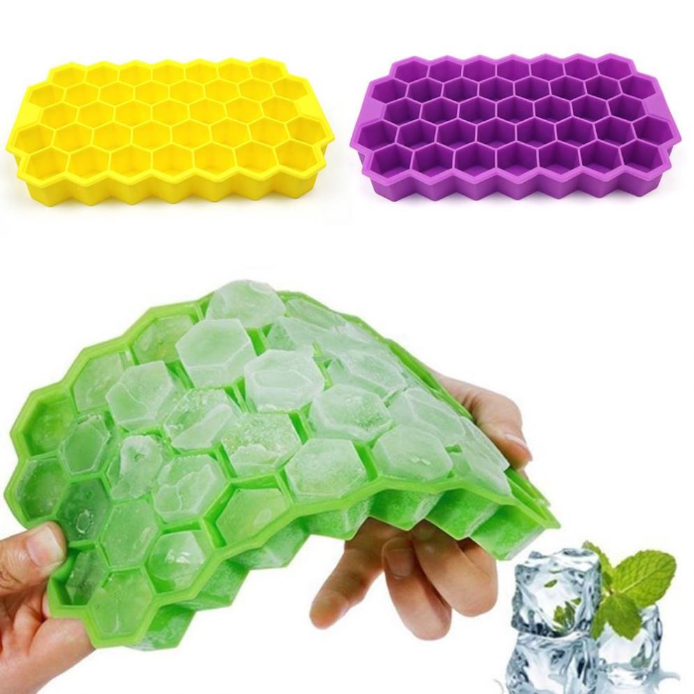 37 Cubes Ice Tray Cube Mold DIY Honeycomb Shape Ice Cube ray mold Ice Cream Party Cold Drink Bar Cold Drink Tools