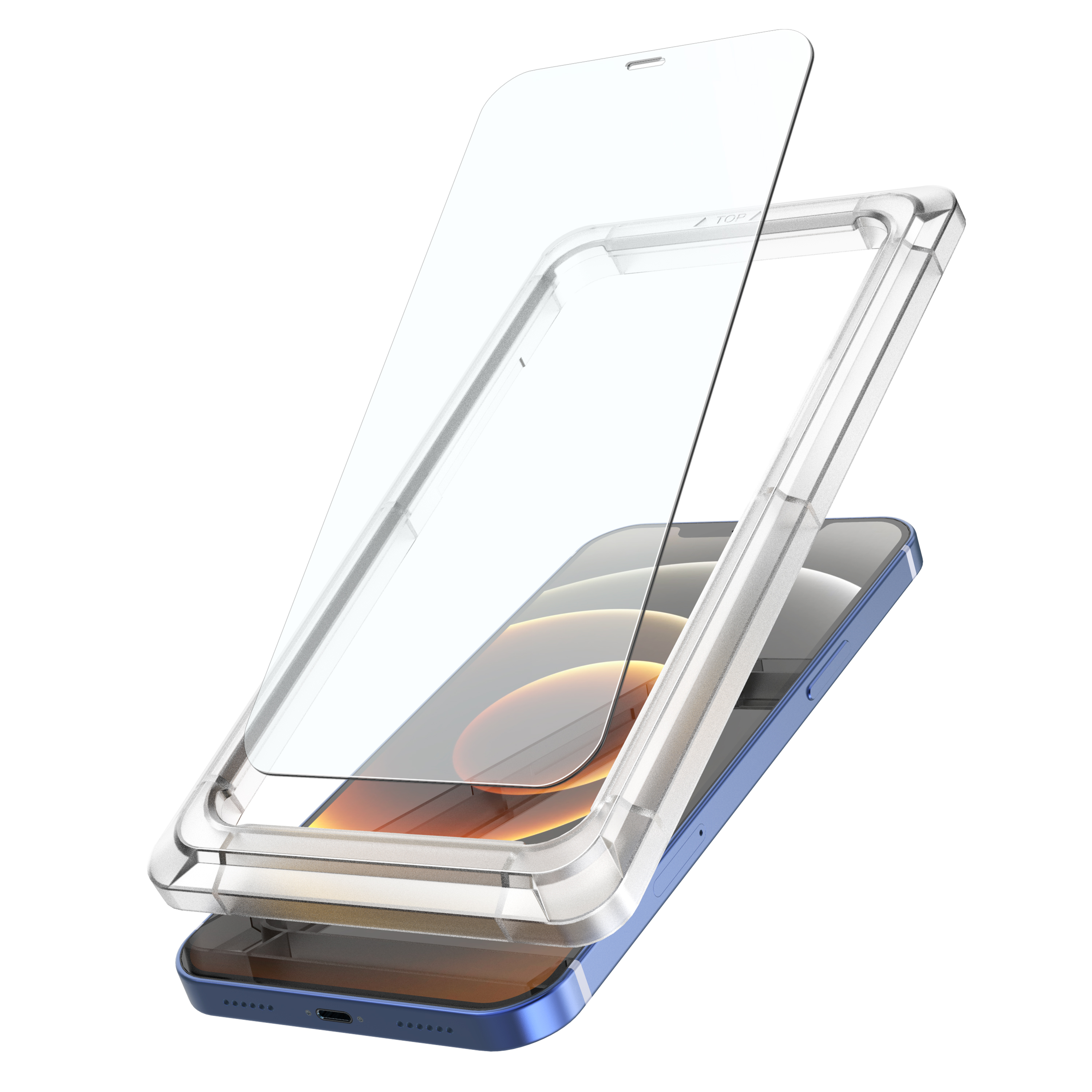 Amazon Hot 2 Pack закаленное стекло экран для iPhone 12 11 прозрачная стеклянная пленка для iPhone 12 Pro Max инструмент для установки