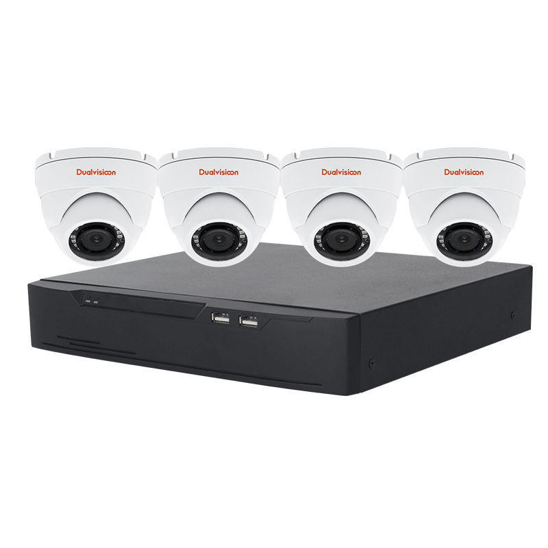 Onvif двустороннее аудио 4 шт. домашняя POE IP камера видеонаблюдения full HD P2P Удаленный просмотр 8 каналов купольная система видеонаблюдения nvr комплект
