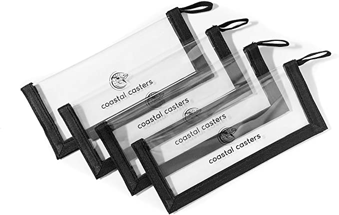 Transparent PVC bait bag Outdoor Waterproof Clear Pvc Fish Hook Covers Wraps Fishing Lure Bait Bags