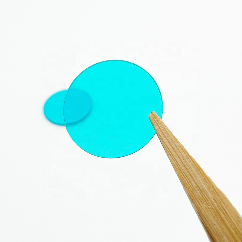 Цветной фильтр UV IR Cut Bandpass Blue Glass, оптический фильтр BG39, многослойное стекло QB39