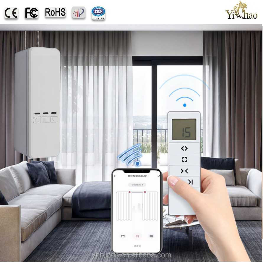 APP TUYA WIFI Googlehome Alexa smart home electric curtain motor controller with CE FCC RoHS