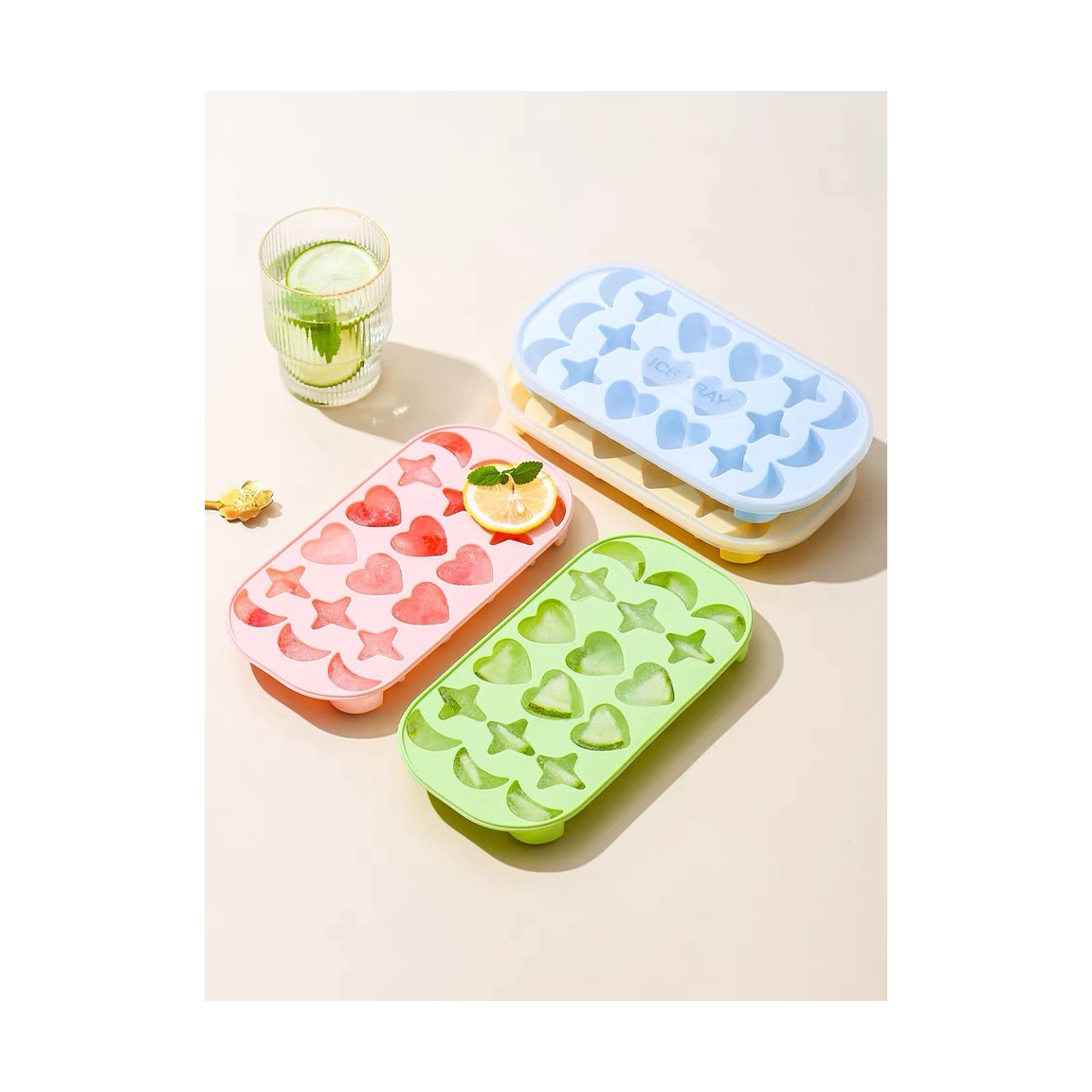 Low Price Easy To Wash High Temperature Silicone Ice Cube Tray